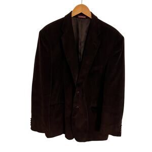 Covington Corduroy Blazer Mens 46R Brown Sport Coat Academia Preppy Classic Fall